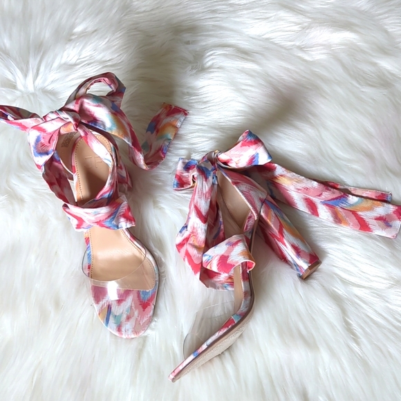 *Worn Once* JustFab Heeled Sandals Size 9 - Picture 3 of 8